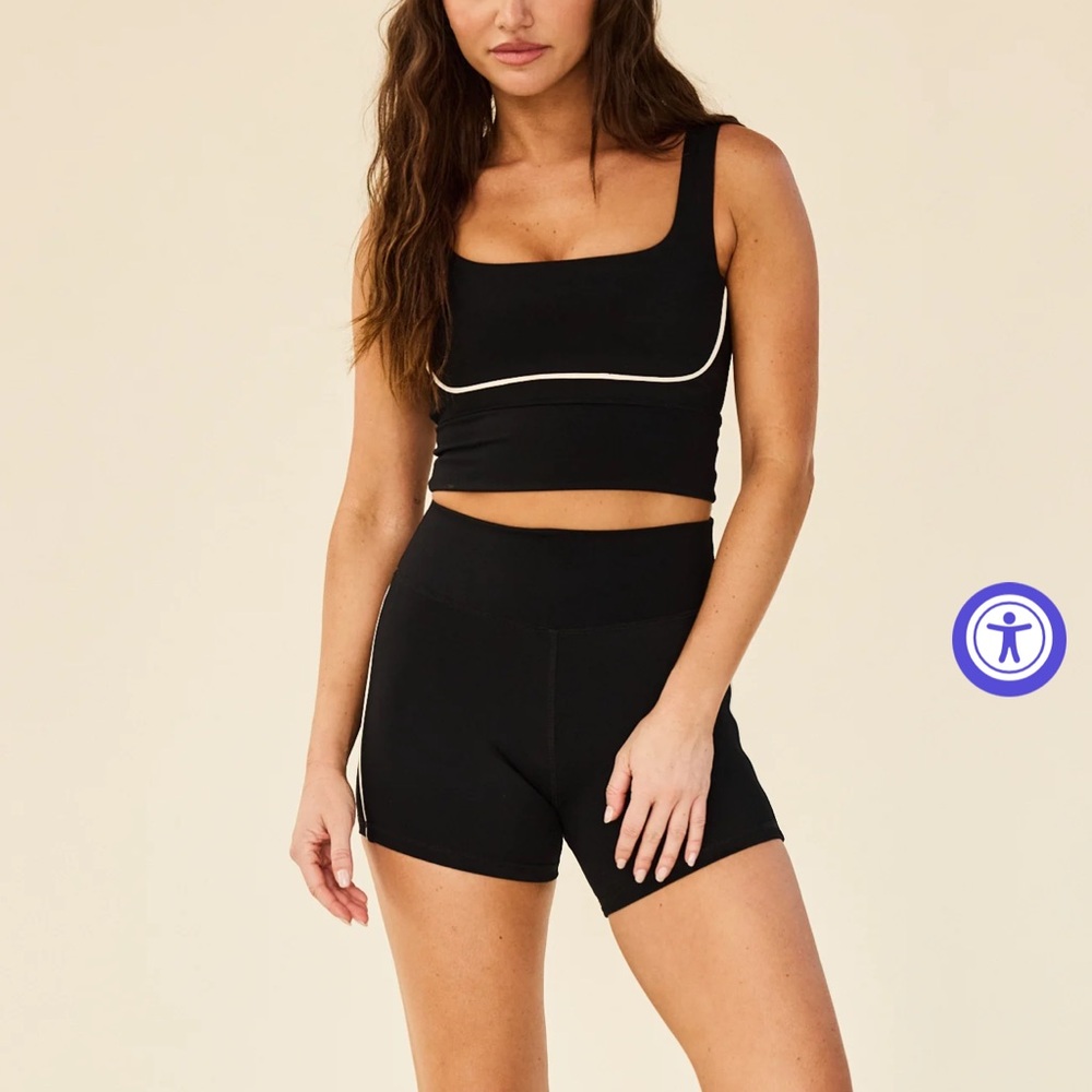 Strut-This black and white matching set